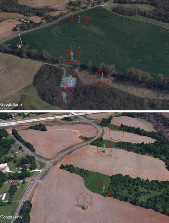 annotated electrical easements