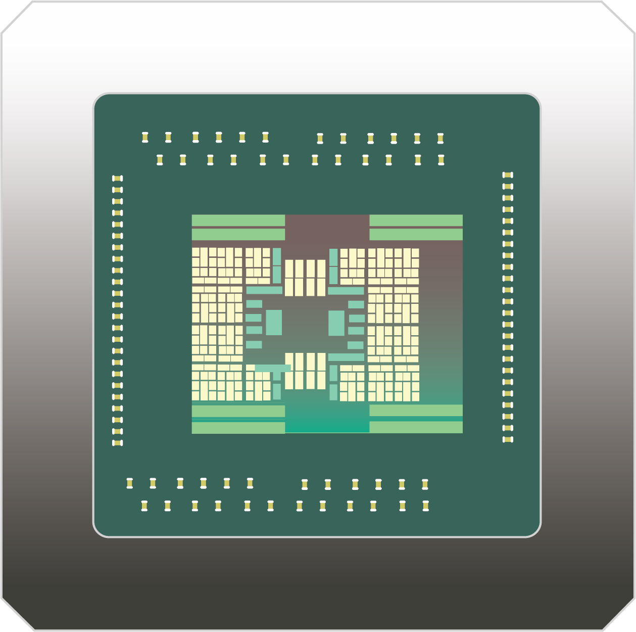 Modern GPU chip